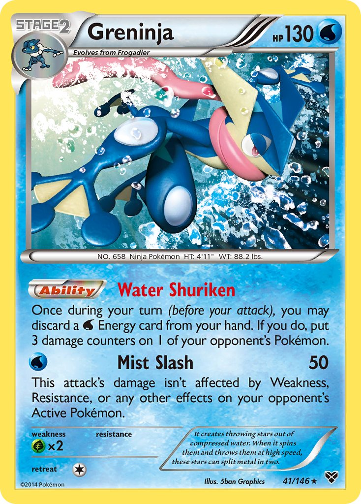 Greninja (41/146) (Cosmos Holo) (Blister Exclusive) [XY: Base Set] | Galactic Gamez