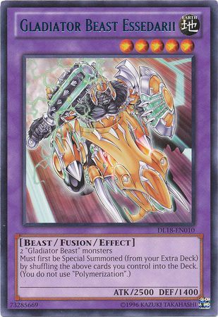 Gladiator Beast Essedarii (Blue) [DL18-EN010] Rare | Galactic Gamez