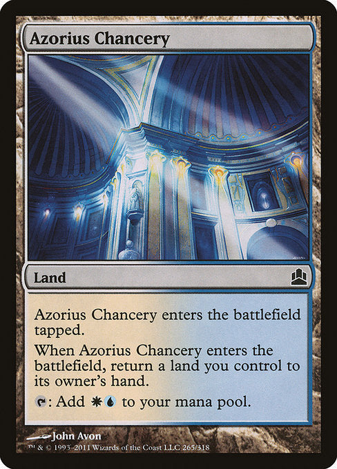 Azorius Chancery [Commander 2011] | Galactic Gamez