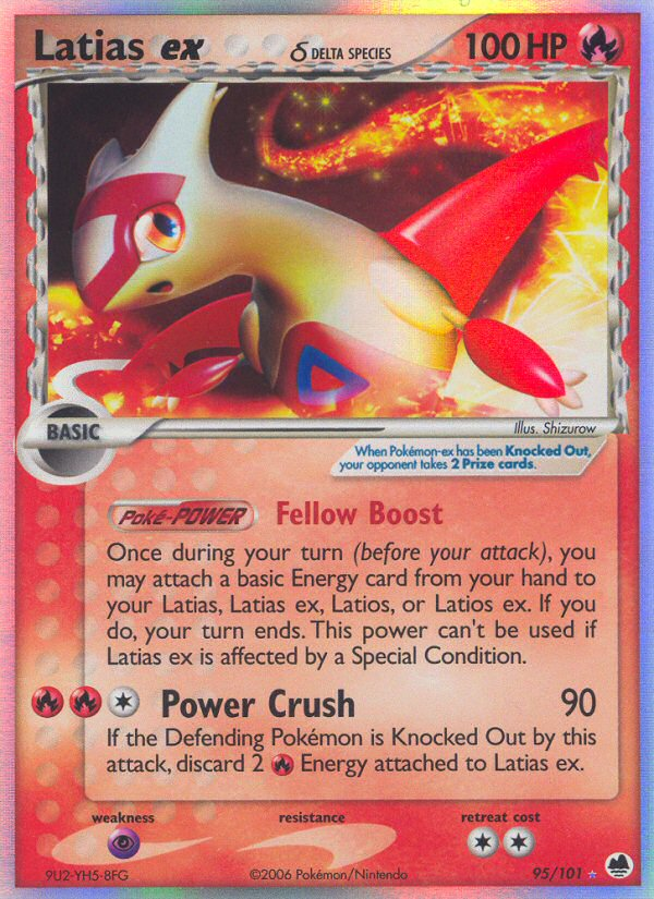 Latias ex (95/101) (Delta Species) [EX: Dragon Frontiers] | Galactic Gamez