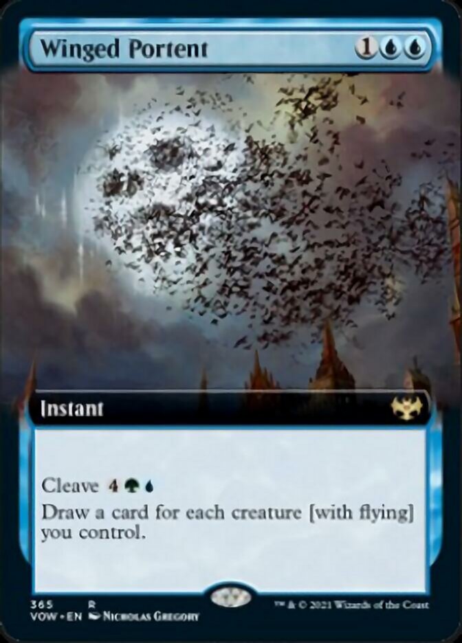 Winged Portent (Extended) [Innistrad: Crimson Vow] | Galactic Gamez