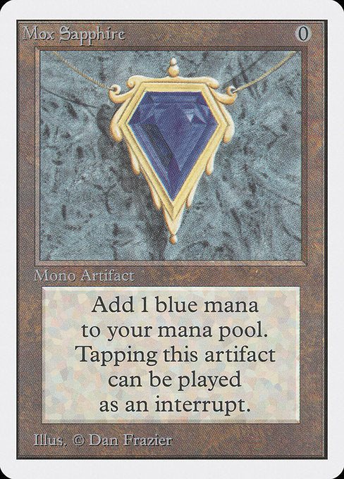 Mox Sapphire [Unlimited Edition] | Galactic Gamez