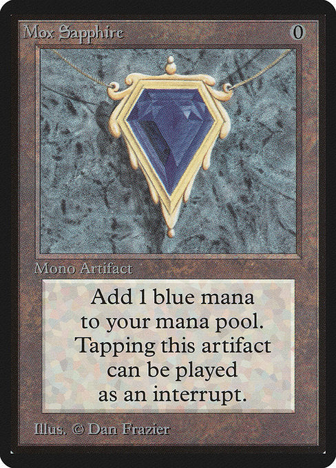 Mox Sapphire [Limited Edition Beta] | Galactic Gamez