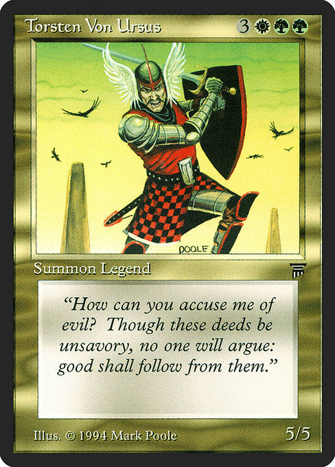 Torsten Von Ursus [Legends] | Galactic Gamez