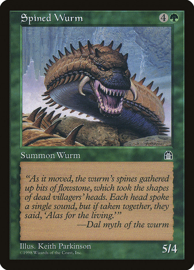 Spined Wurm [Stronghold] | Galactic Gamez