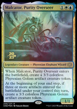 Malcator, Purity Overseer [Phyrexia: All Will Be One Prerelease Promos] | Galactic Gamez