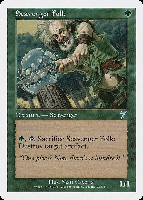 Scavenger Folk [Seventh Edition] | Galactic Gamez