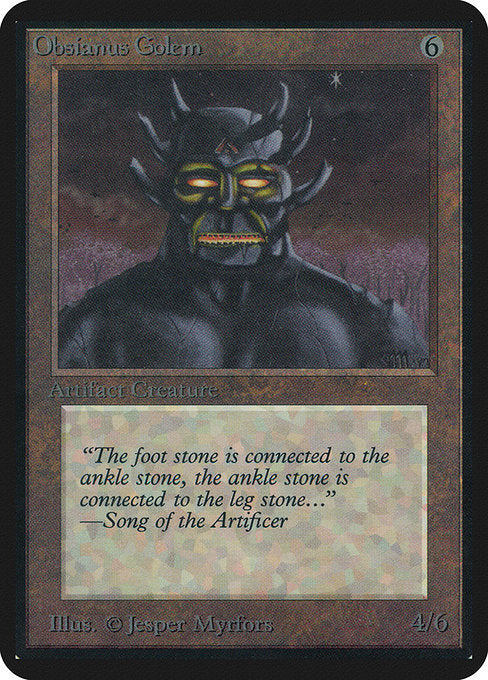 Obsianus Golem [Limited Edition Alpha] | Galactic Gamez