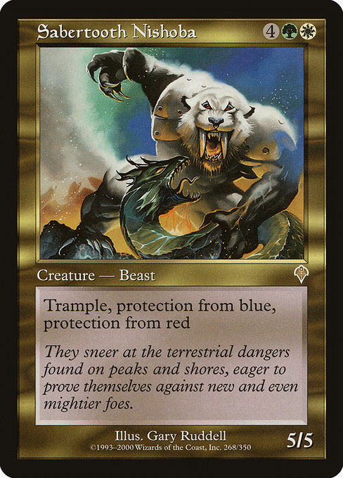 Sabertooth Nishoba [Invasion] | Galactic Gamez