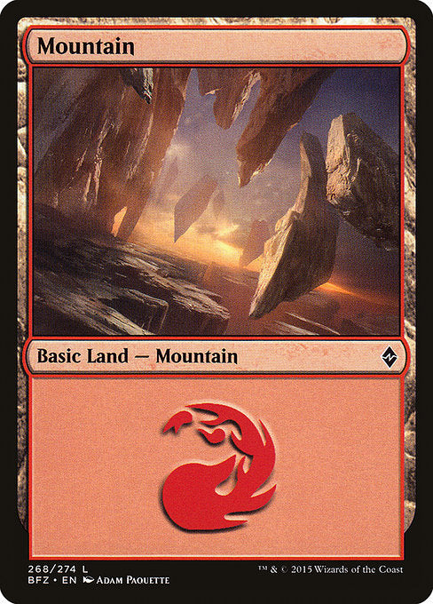 Mountain [Battle for Zendikar] | Galactic Gamez