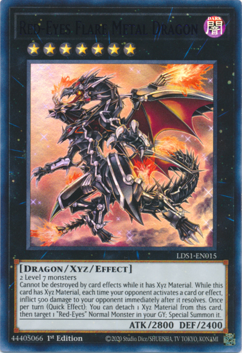 Red-Eyes Flare Metal Dragon (Purple) [LDS1-EN015] Ultra Rare | Galactic Gamez