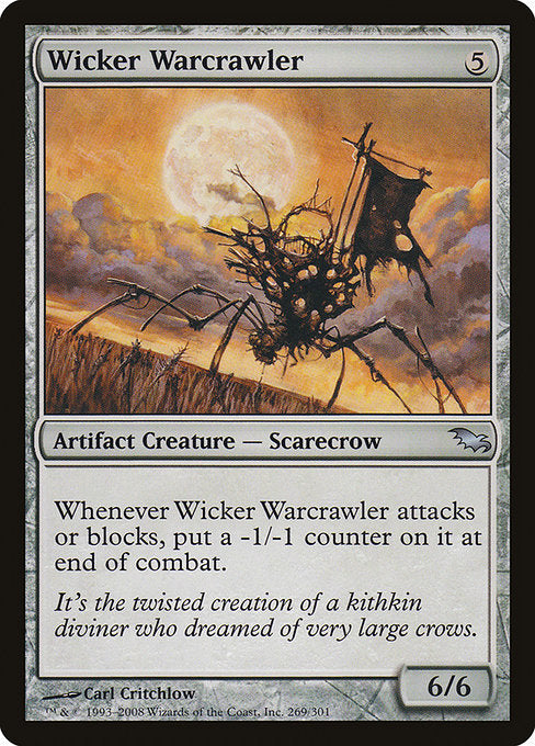 Wicker Warcrawler [Shadowmoor] | Galactic Gamez