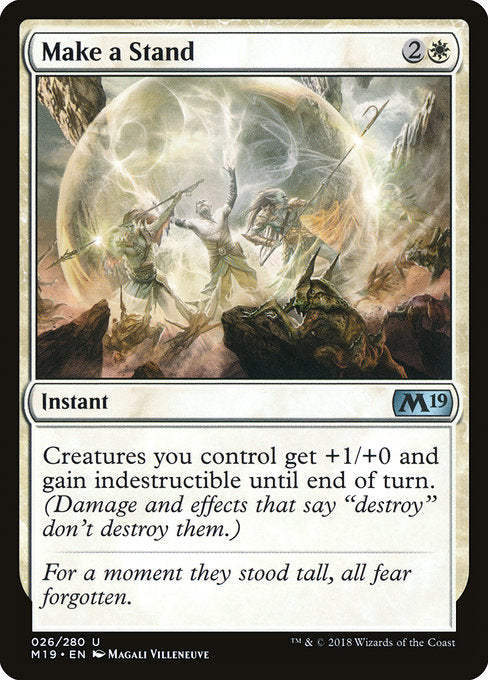 Make a Stand [Core Set 2019] | Galactic Gamez