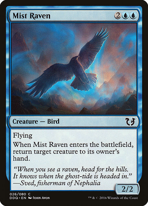 Mist Raven [Duel Decks: Blessed vs. Cursed] | Galactic Gamez