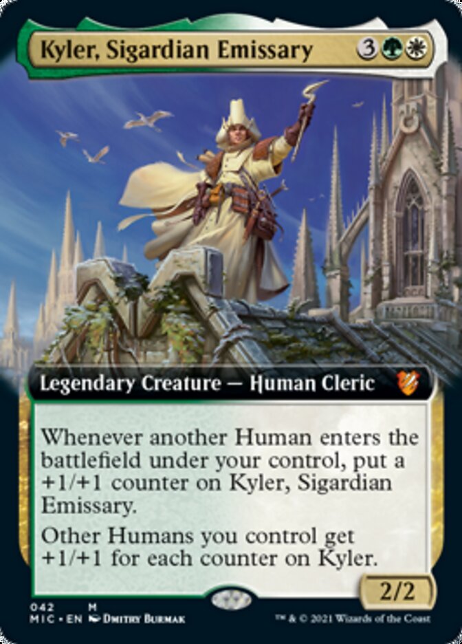 Kyler, Sigardian Emissary (Extended) [Innistrad: Midnight Hunt Commander] | Galactic Gamez