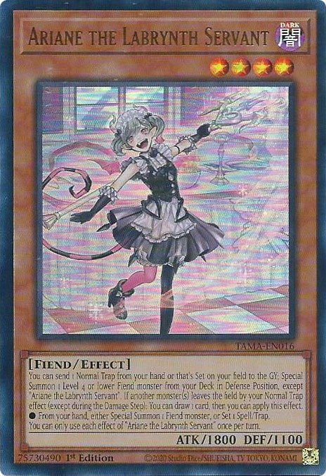 Ariane the Labrynth Servant [TAMA-EN016] Ultra Rare | Galactic Gamez