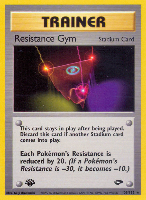 Resistance Gym (109/132) [Gym Challenge 1st Edition] | Galactic Gamez