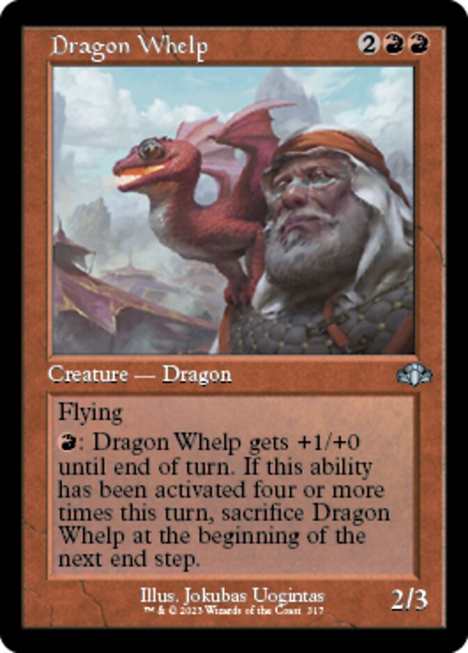 Dragon Whelp (Retro) [Dominaria Remastered] | Galactic Gamez