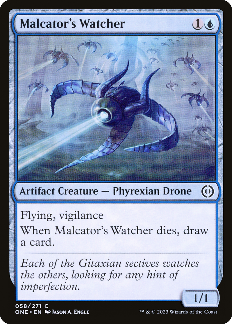 Malcator's Watcher [Phyrexia: All Will Be One] | Galactic Gamez