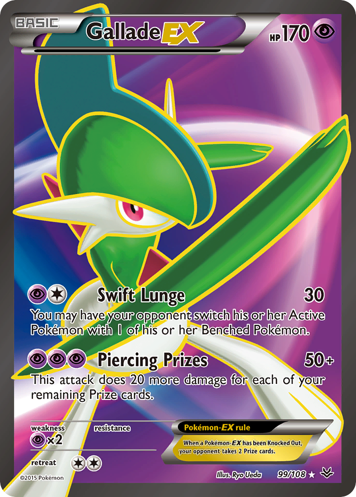 Gallade EX (99/108) [XY: Roaring Skies] | Galactic Gamez