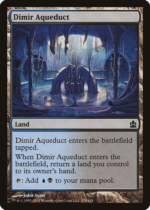 Dimir Aqueduct [Commander 2011] | Galactic Gamez