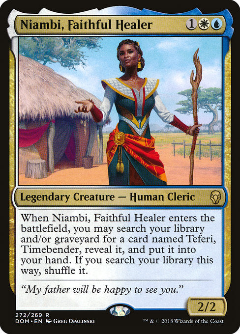 Niambi, Faithful Healer [Dominaria] | Galactic Gamez