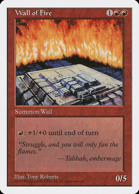Wall of Fire [Fifth Edition] | Galactic Gamez