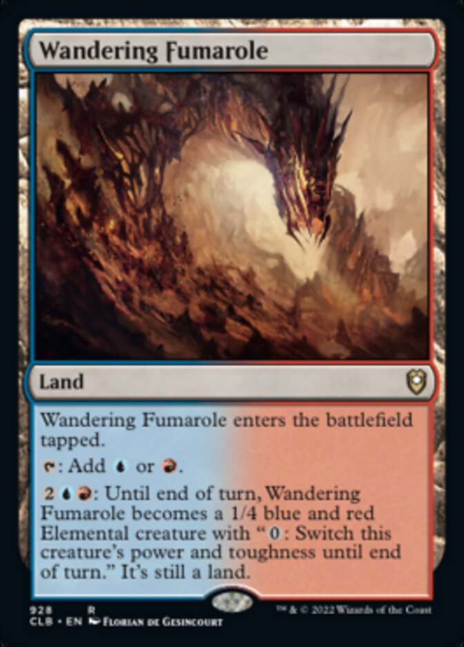 Wandering Fumarole [Commander Legends: Battle for Baldur's Gate] | Galactic Gamez