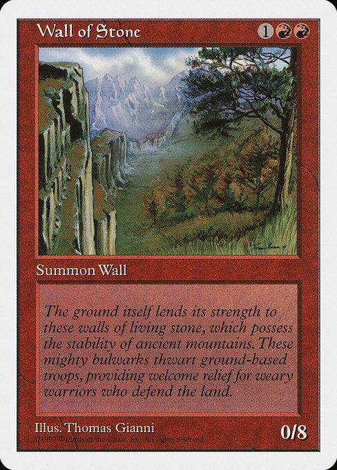 Wall of Stone [Fifth Edition] | Galactic Gamez