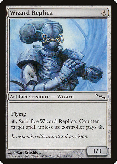 Wizard Replica [Mirrodin] | Galactic Gamez