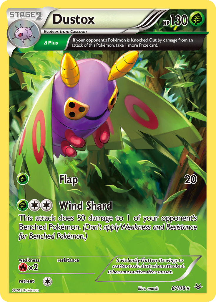 Dustox (8/108) [XY: Roaring Skies] | Galactic Gamez