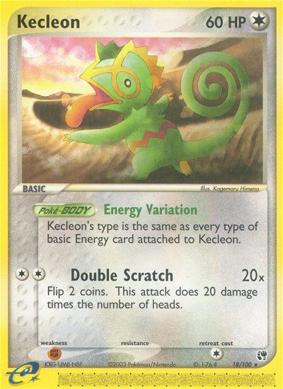 Kecleon (18/100) [EX: Sandstorm] | Galactic Gamez