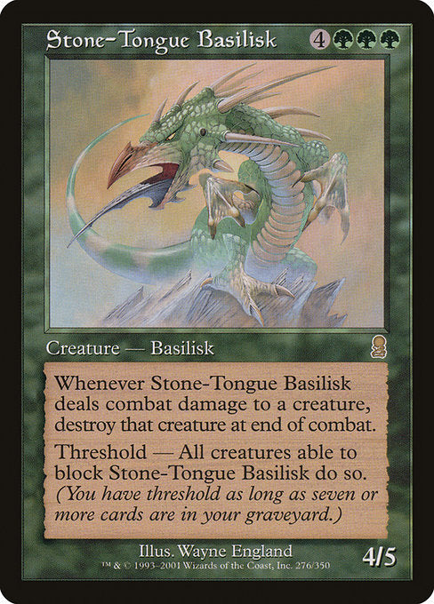 Stone-Tongue Basilisk [Odyssey] | Galactic Gamez