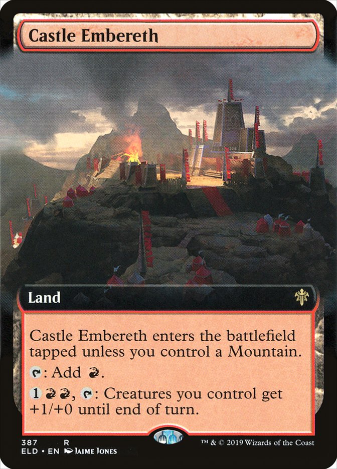 Castle Embereth (Extended Art) [Throne of Eldraine] | Galactic Gamez