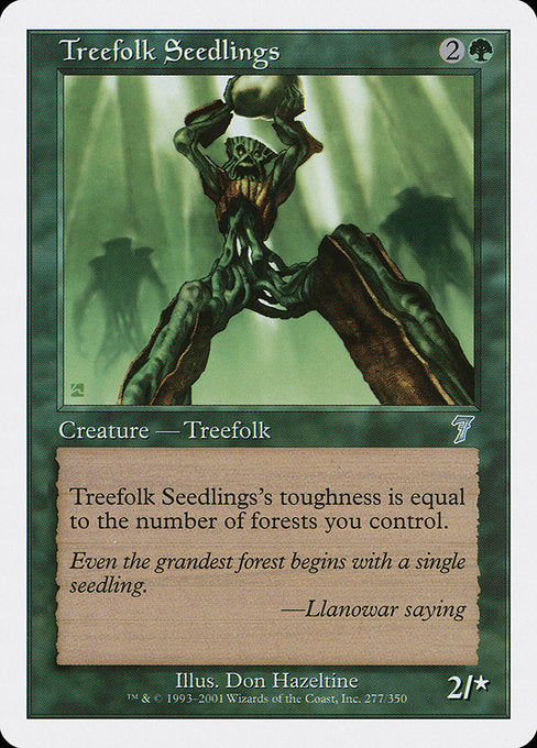 Treefolk Seedlings [Seventh Edition] | Galactic Gamez