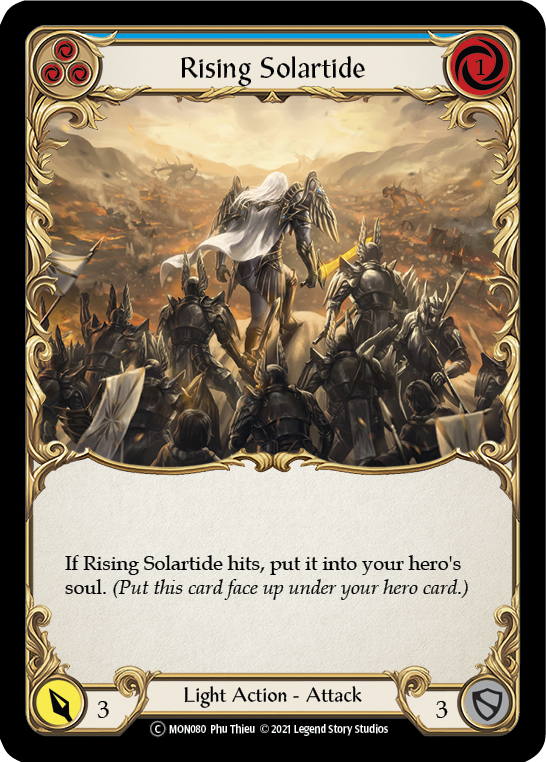 Rising Solartide (Blue) [U-MON080] Unlimited Edition Normal | Galactic Gamez