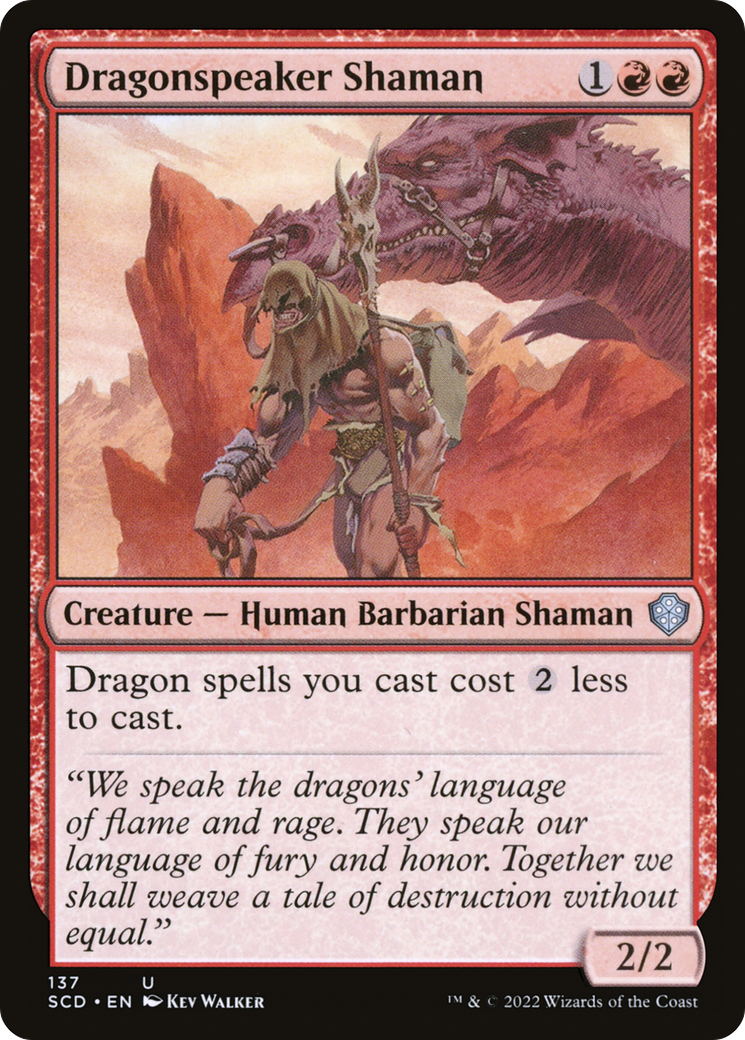 Dragonspeaker Shaman [Starter Commander Decks] | Galactic Gamez