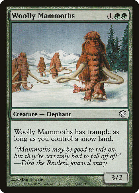 Woolly Mammoths [Coldsnap Theme Decks] | Galactic Gamez