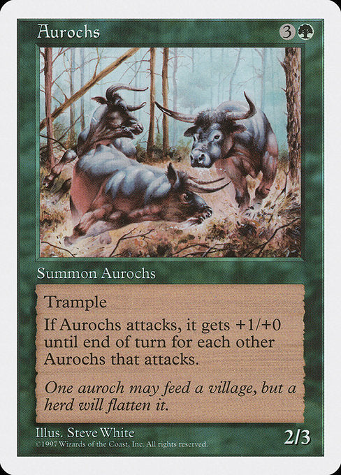 Aurochs [Fifth Edition] | Galactic Gamez