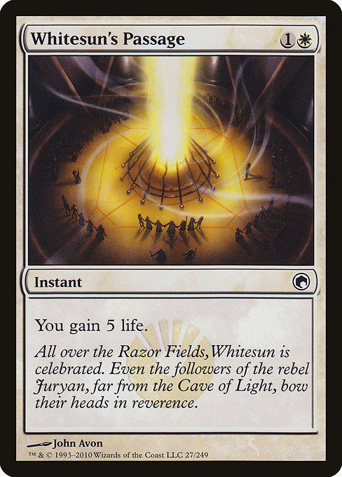 Whitesun's Passage [Scars of Mirrodin] | Galactic Gamez