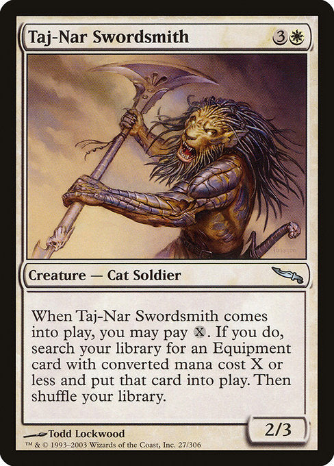 Taj-Nar Swordsmith [Mirrodin] | Galactic Gamez