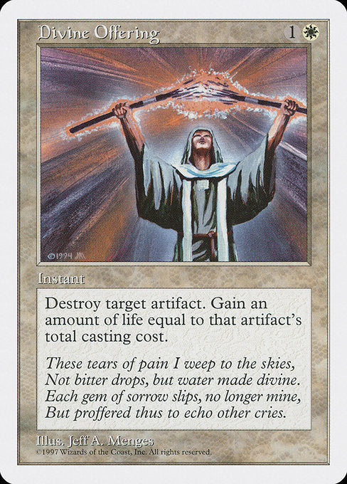 Divine Offering [Fifth Edition] | Galactic Gamez