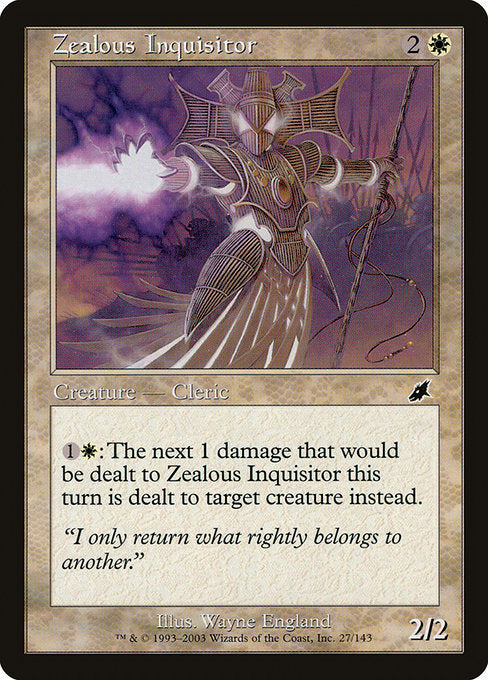 Zealous Inquisitor [Scourge] | Galactic Gamez