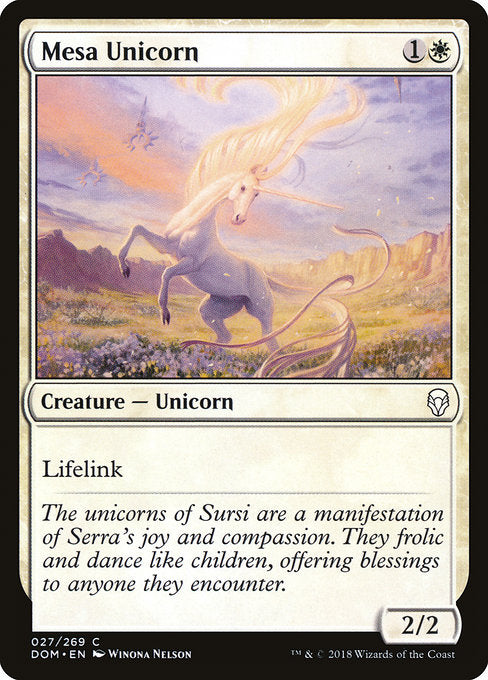Mesa Unicorn [Dominaria] | Galactic Gamez
