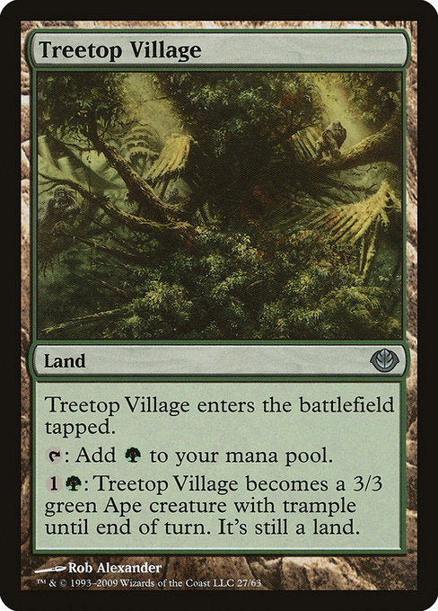 Treetop Village [Duel Decks: Garruk vs. Liliana] | Galactic Gamez