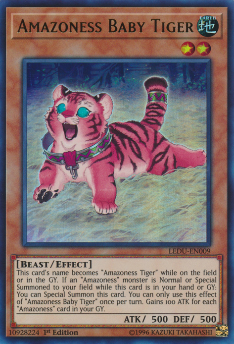 Amazoness Baby Tiger [LEDU-EN009] Ultra Rare | Galactic Gamez