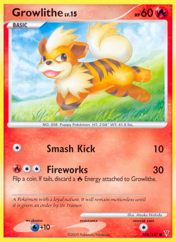 Growlithe (108/147) [Platinum: Supreme Victors] | Galactic Gamez