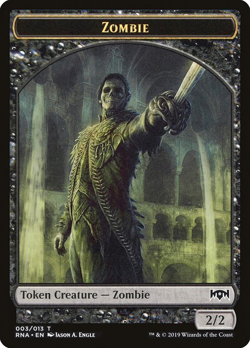 Zombie [Ravnica Allegiance Tokens] | Galactic Gamez