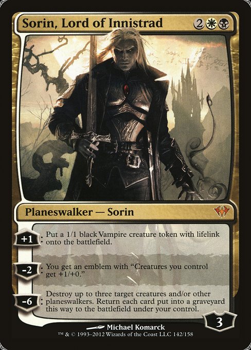 Sorin, Lord of Innistrad [Dark Ascension] | Galactic Gamez