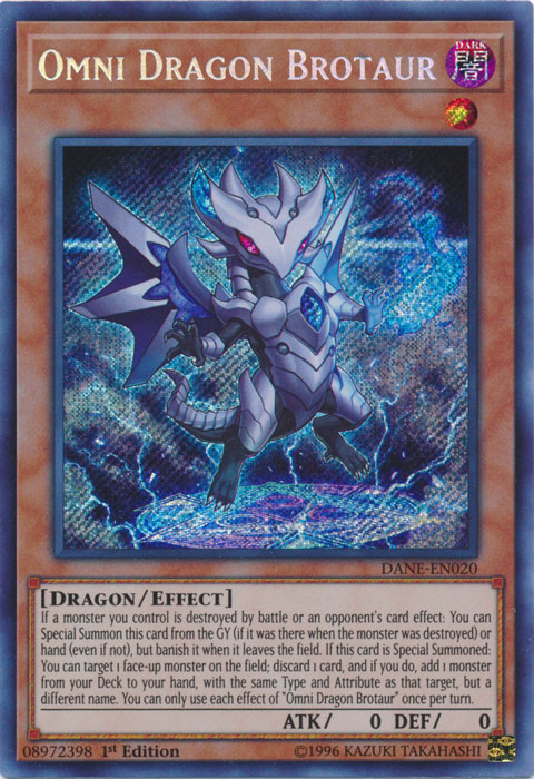 Omni Dragon Brotaur [DANE-EN020] Secret Rare | Galactic Gamez